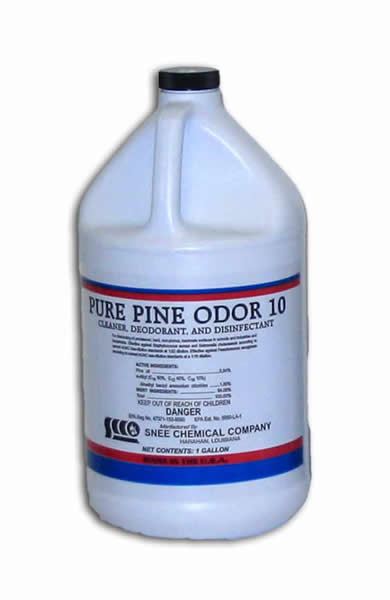 (image for) Pure Pine Odor 10 Cleaner, Deodorant and Disinfectant, 1 gallon